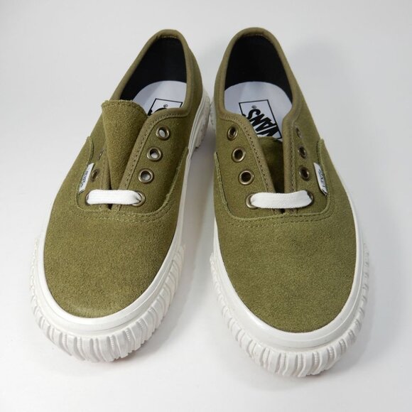 VANS Authentic 44 Lug DX Anaheim Shoes Skate Sneaker Size 6 Olive Green NEW - Picture 3 of 10